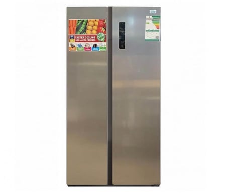 ثلاجة كروني دولابى 19.6 قدم سلفر