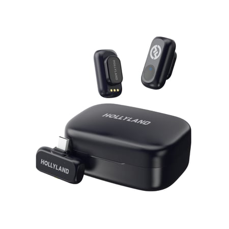 هولي لاند مايكروفون لاسلكي ثنائي USB-C للهواتف