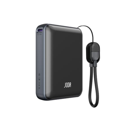 جودا بطارية متنقلة بقوة 18 الف 22.5 واط كيبل مدمج تايب سي