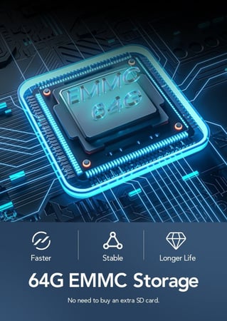 DDPAI كاميرا سيارة داش كام 4K MINI5 امامية تدعم شريحة 4G وخاصية التتبع مع ذاكرة مدمجة بحجم 64 جيجا