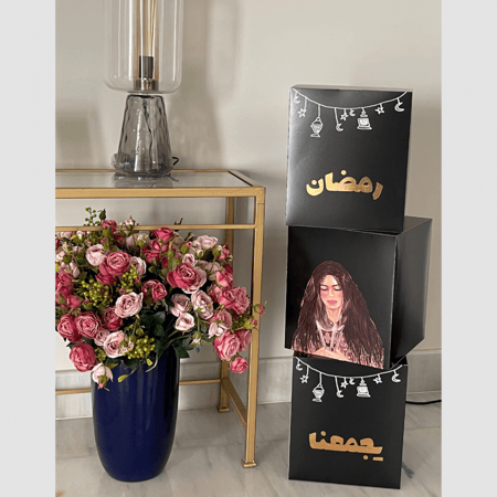 ستاند بوكسات مبخره - اسود وابيض