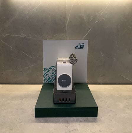 ستاند بهويتك الخاصة لقاعدة الشحن