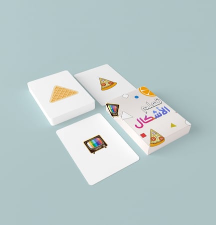 بطاقات تعلم الاشكال