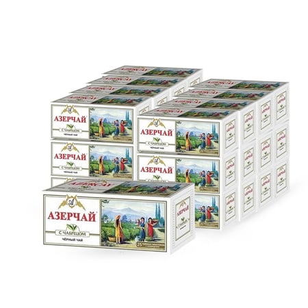 أذر شاي أحمر بالزعتر 25 كيسة مغلفة، كرتون (24 علبة)