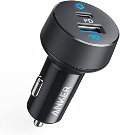 انكر شاحن سيارة منفذين USB+PD ـ 35 واط