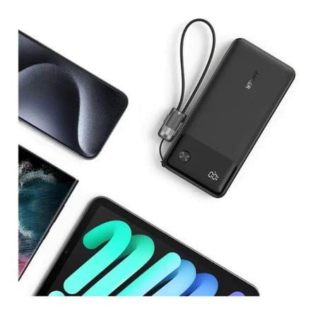 انكر شاحن متنقل 10000 منفذين USB+PD بقوة 22.5 واط