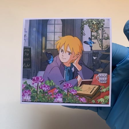 ملصق الفريدو بين الفراشات