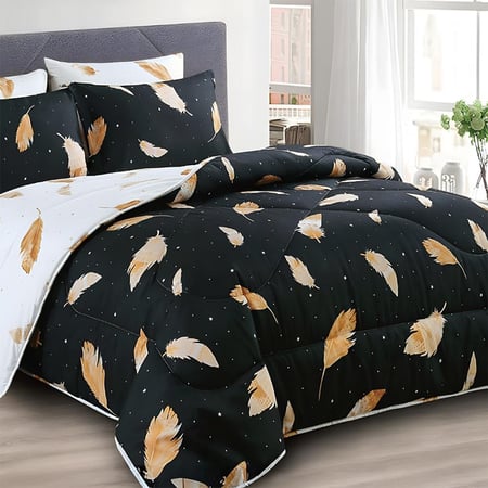 فلورينا طقم مفرش صيفي مشجر وهدية مخدتين موديل IG-028