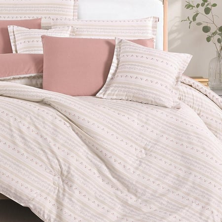 مفرش قطن  مزدوج 8 قطع