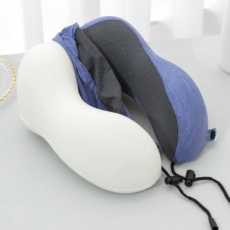 وسادة رقبة ميموري فوم للسفر والمكتب دعم 360