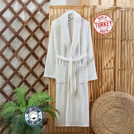 روب حمام تركي قطن للرجال والنساء