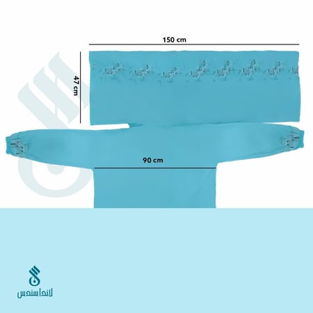 سجادة صلاة فاخرة مطرزة بتصميم زهري أنيق بخيوط بنفسجية وبيج من لمسات شم