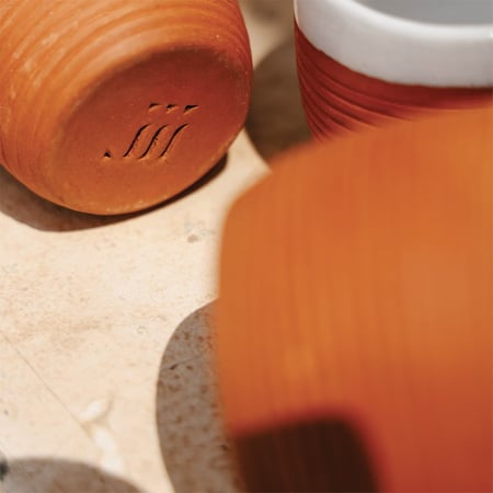 كوب فخار (كبير)  Pottery Cup (big) I