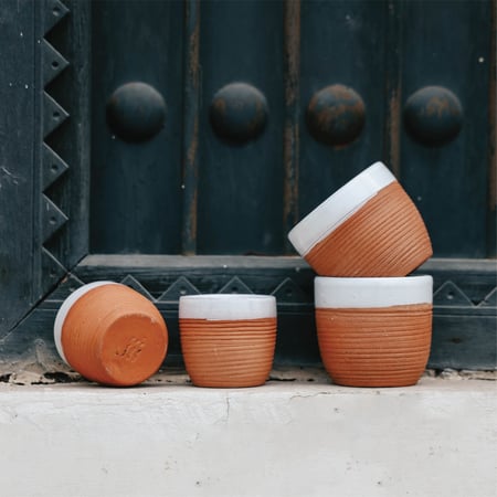 كوب فخار (صغير)  Pottery Cup (small) I