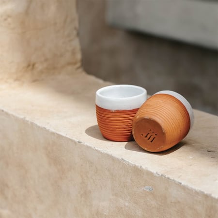 كوب فخار (صغير)  Pottery Cup (small) I