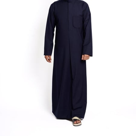 ثوب كويتي ولادي شتوي سادة