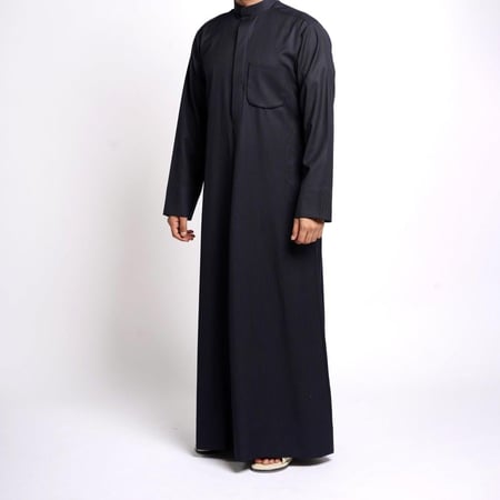 ثوب كويتي شتوي ولادي مقلم