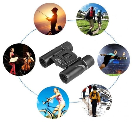 دربيل صغير محمول قابل للطي قدرة التقريب 8 مرات