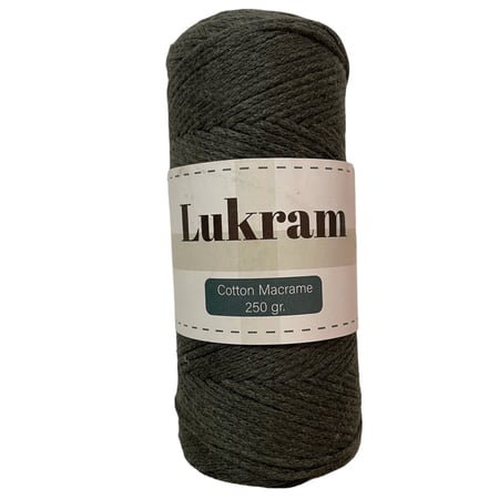 مكرمية جينز أخضر غامق