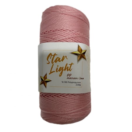 خيط السلسلة وردي-Yarn art khawla