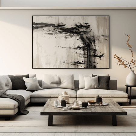 لوحات جداريه, فن تجريدي مميز