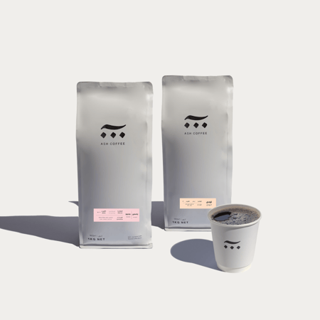 كومبو كيلو - 2 كيلو مع اكواب -  بن قهوة مختصة  - (2 كيلو)