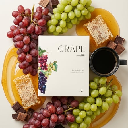 عنب - 5 اظرف قهوة