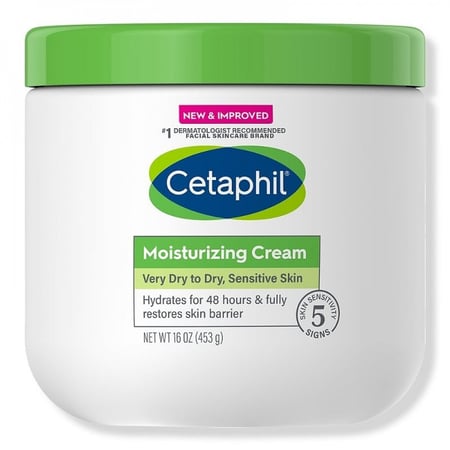 كريم ترطيب من سيتافيل للبشرة الجافه والحساسة 453جرام