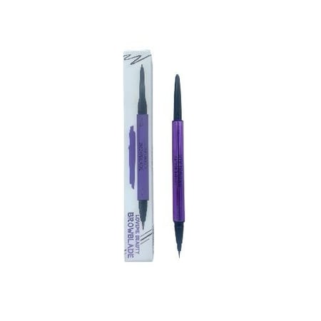 قلم حواجب ريال بيوتي جهتين - دارك براون يرسم شعره شعره