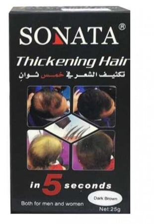 بودرة فر اغات الشعر من سوناتا (بني غامق )