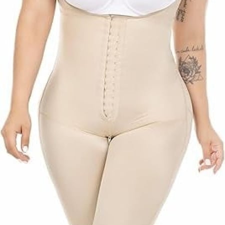 مشد جسم كامل من فاجاس ماريا اللون بيج  -مقاس XL