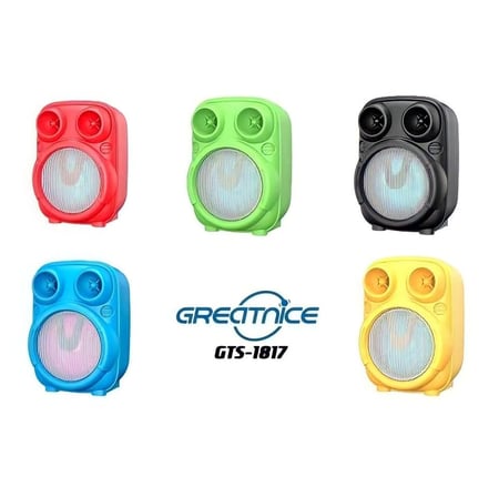 مكبر صوت GTS-1817 بلوتوث صغير مقاس 3 بوصات