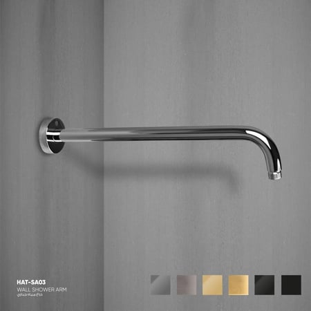 ذراع دش مطري جداري دائري SA03