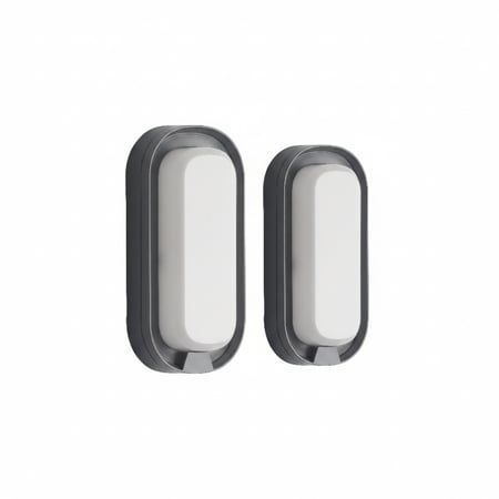 إضاءة جدارية خارجية  أسطواني عمودي – Simon – LED – قابلة لتغيير اللون – IP65 – زاوية 120°
