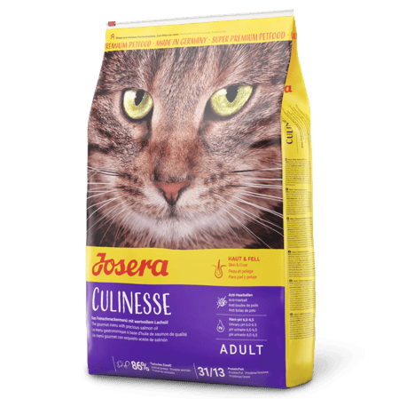 جوسيرا كولينيس طعام جاف للقطط بالسالمون والدواجن للعناية بالشعر 2 كجم