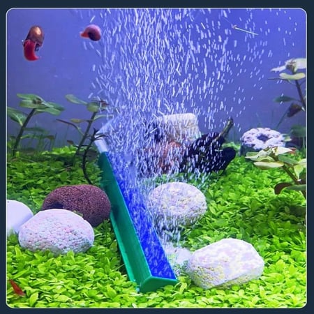 مسطرة حجر توليد فقاعات الهواء لأحواض الأسماك