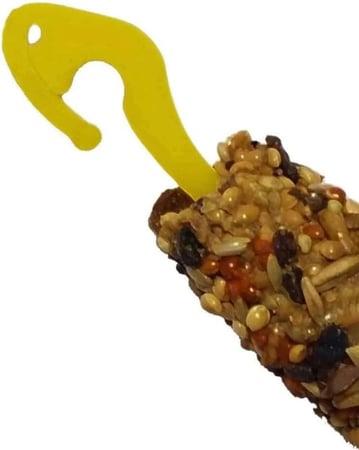 زولكس مكافآت عيدان مقرمشة ببذور دوار الشمس والفول السوداني لطيور البادجي والروز والكروان والببغاوات المتوسطة 115 جرام