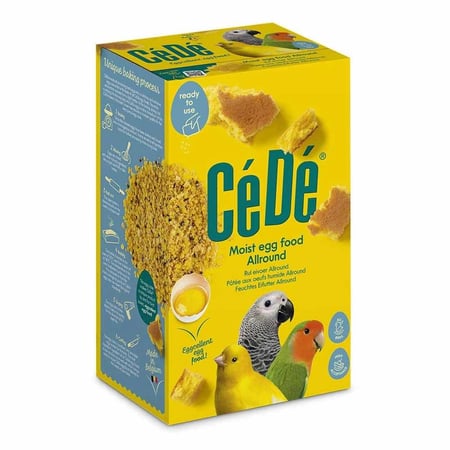 سي دي باتيه طعام البيض للطيور والببغاوات الصغيرة والمتوسطة والكبيرة