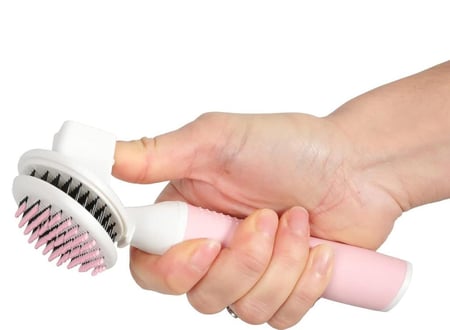 زولكس آنا مشط للقطط مع زر إزالة الشعر العالق مقاس S صغير