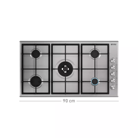 سطح غاز جنرال سوبريم مدمج 3600 واط 5 عيون ستانلس استيل