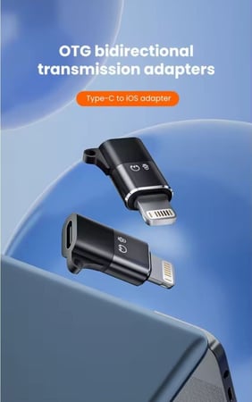 محول لايتنينج الى USB C  يدعم الشحن السريع 36 واط بي دي متوافق مع ايفون 11-12-13-14