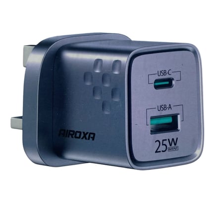 عرض AIROXA فيش 25 واط مع كيبل ومدخل تايب سي ومدخل يو اس بي