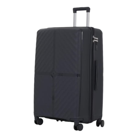 طقم شنط سفر ضد الكسر من خامة البولي بروبيلين مكون من 3 قطع بدبل كفرات - ضمان 2 سنه شامل الكسر