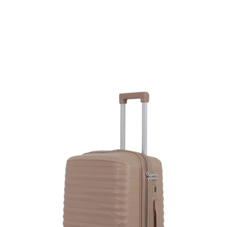 حقيبة سفر ضد الكسر من خامة البولي بروبيلين مقاس 20 انش - بدبل كفرات - ضمان 1 سنه شامل الكسر