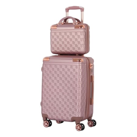 طقم شنط سفر دبش عرايس 7 قطع بسحاب متين - كفرات مزدوجة 360 درجة  من ماركة AVIATOR