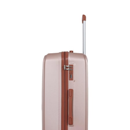 طقم شنط فايبر ABS مكون من 4 قطع يشمل حقيبة مكياج  - ماركة AVIATOR