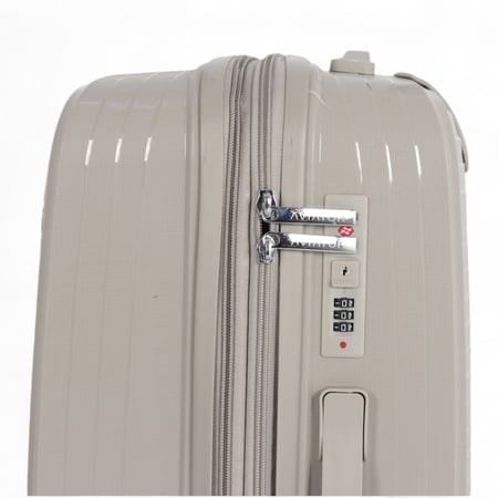 حقيبتين سفر صلبة | ماركة AVIATOR | مصنوعة من مادة البولي بروبلين (Polypropylene) - مقاس 24 انش - 20 انش-