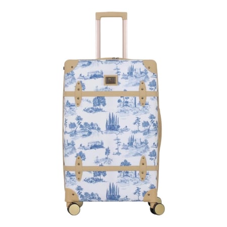 طقم حقائب السفر الكلاسيكية: أناقة لا تفنى ومتانة لا تضاهى -  مصنوع من البولي بروبلين  والجلد المقوى عالي الجوده - مقاوم للكسر - ماركه fashion dima1979