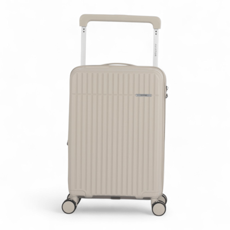 حقيبة  سفر ضد الكسر من خامة البولي بروبيلين مقاس 20 انش - بدبل كفرات- من ماركة AVIATOR-ضمان سنة   شامل الكسر