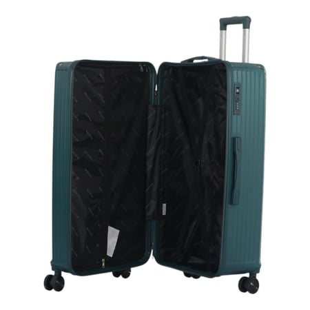 طقم حقائب سفر فاخر - مكون من ثلاث حقائب ترولي وحقيبة يد إضافية. صُمم هذا الطقم ليلبي جميع احتياجاتك، من الرحلات الطويلة إلى العطلات القصيرةAVIATOR،